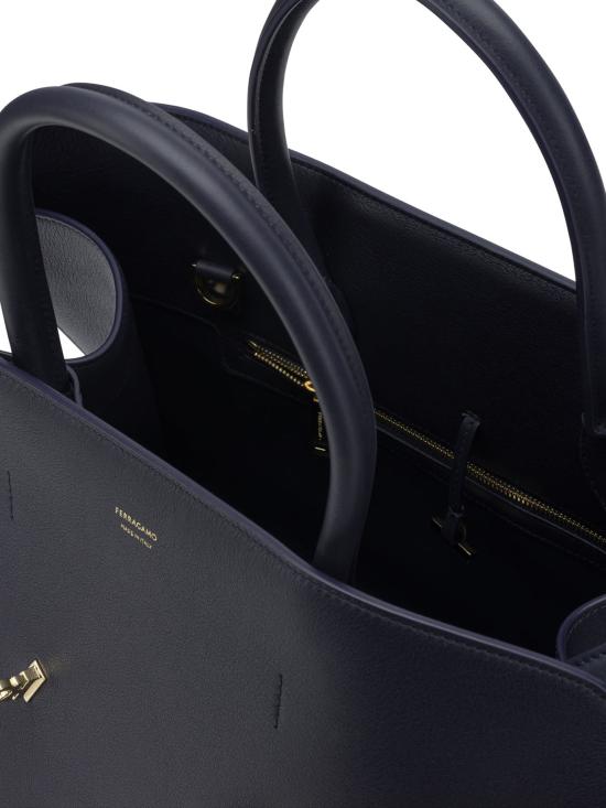 26SS 살바토레 페라가모 토트백 0766649 BLUE - SALVATORE FERRAGAMO