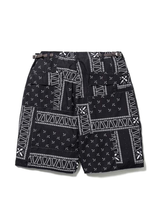  Flagstuff 숏팬츠 플래그스터프 반다나 패치워크 반바지 블랙 - OTHER BRANDS