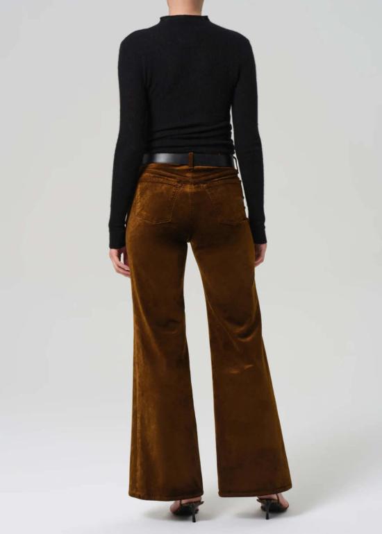  시티즌 오브 휴머니티 데님 팬츠 시티즌스 오브 휴머니티 킴벌리 70년대 플레어 진 올리브 그린 - CITIZEN OF HUMANITY