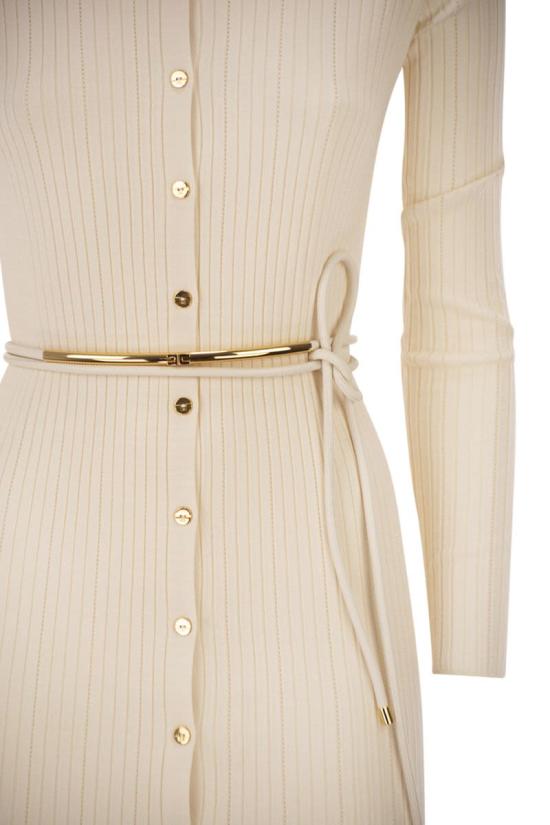 26SS 엘리자베타프랜치 미디 원피스 AM15S61E2 193 BUTTER - ELISABETTA FRANCHI