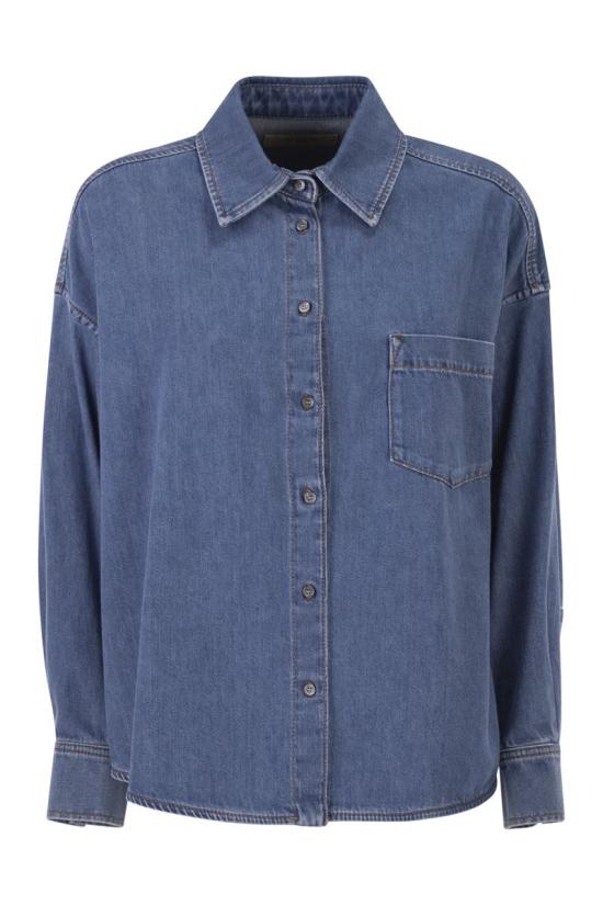 26SS 위켄드막스마라 셔츠 2615111011600 002 DENIM