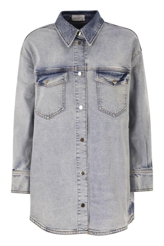 26SS 파비아나 필리피 셔츠 CAD266F301L731 VR1 LIGHT DENIM