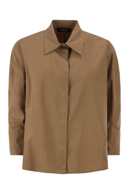 26SS 파비아나 필리피 셔츠 CAD266F309L582 1268 BROWN