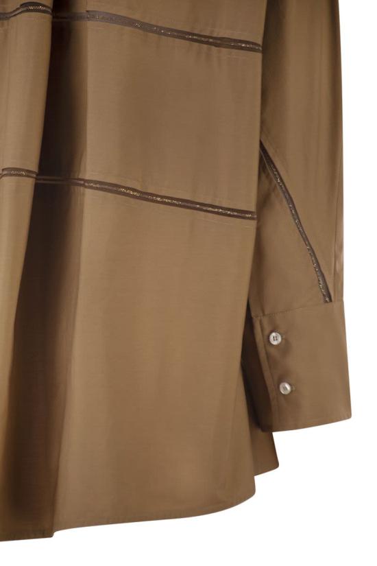 26SS 파비아나 필리피 셔츠 CAD266F309L582 1268 BROWN - FABIANA FILIPPI