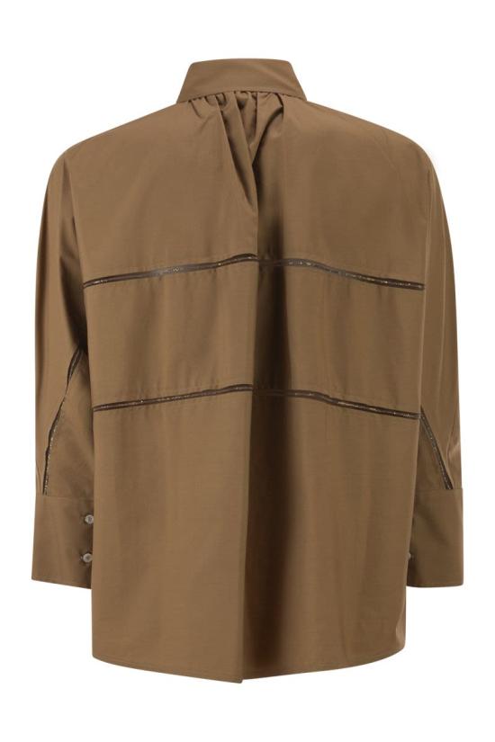 26SS 파비아나 필리피 셔츠 CAD266F309L582 1268 BROWN - FABIANA FILIPPI