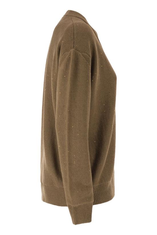 26SS 파비아나 필리피 스웨터 MAD266F095L926 1268 BROWN - FABIANA FILIPPI