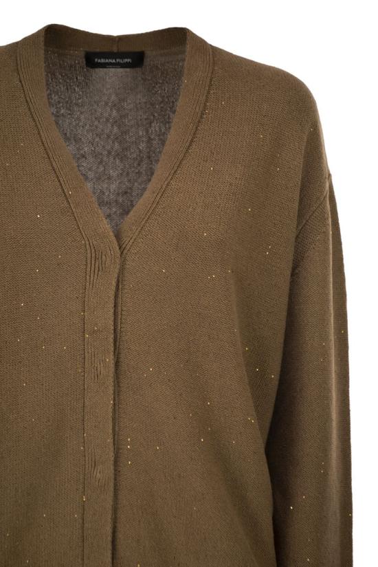 26SS 파비아나 필리피 스웨터 MAD266F095L926 1268 BROWN - FABIANA FILIPPI