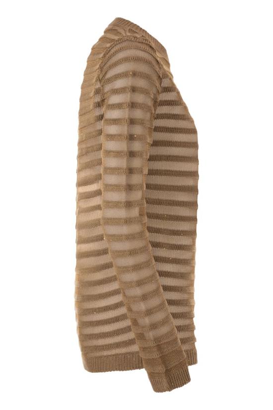 26SS 파비아나 필리피 스웨터 MAD266F102L768 1268 BROWN - FABIANA FILIPPI