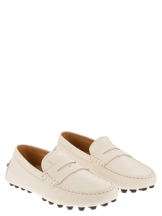  토즈 로퍼 고미노  크림 - TODS