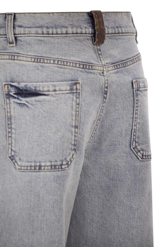 26SS 파비아나 필리피 스트레이트 팬츠 PAD266F347L731 VR1 LIGHT DENIM - FABIANA FILIPPI