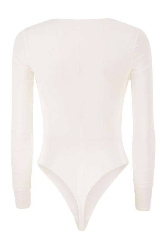 26SS 엘리자베타프랜치 반팔 티셔츠 BO01261E2 360 IVORY - ELISABETTA FRANCHI