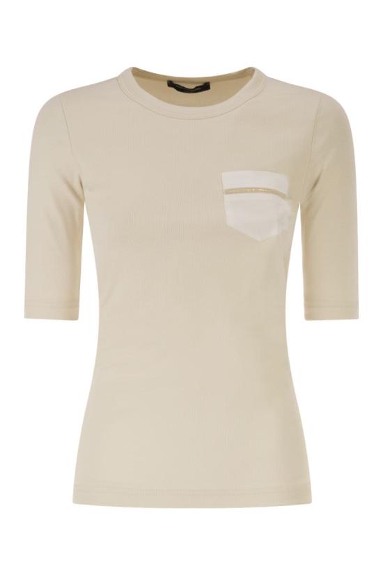 26SS 파비아나 필리피 반팔 티셔츠 JED266F148L933 0145 BUTTER