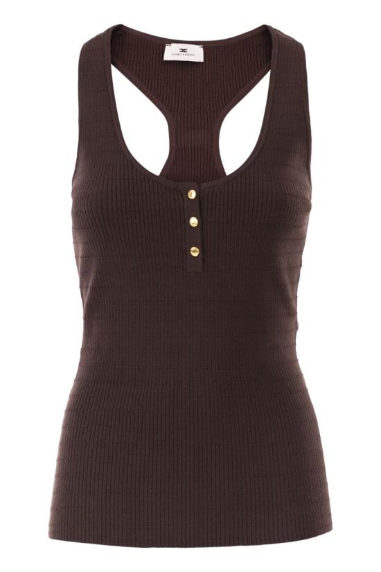 26SS 엘리자베타프랜치 반팔 티셔츠 TK75B61E2 644 BROWN