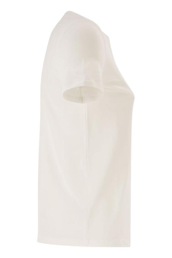 26SS 위켄드막스마라 반팔 티셔츠 2615971021600 001 WHITE - WEEKEND MAX MARA