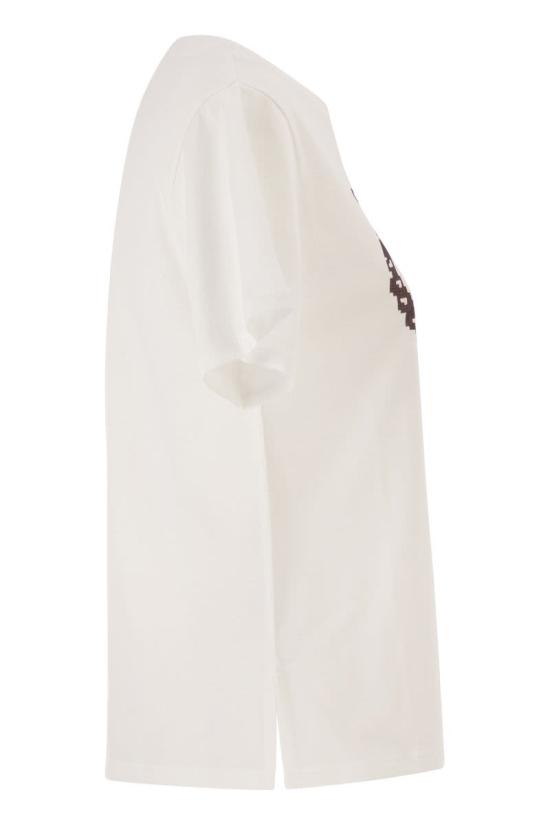 26SS 위켄드막스마라 반팔 티셔츠 2615971051600 001 WHITE - WEEKEND MAX MARA