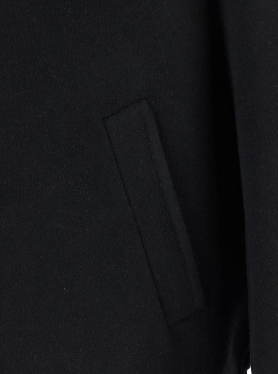  구찌 자켓 블랙 재킷, 클래식 칼라 및 앞지퍼 여밈, 블랙 그레이 - GUCCI