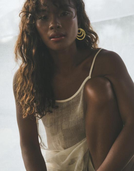  Sesotunawa 이어링 세소투나와 멀티 후피  브라스 - OTHER BRANDS