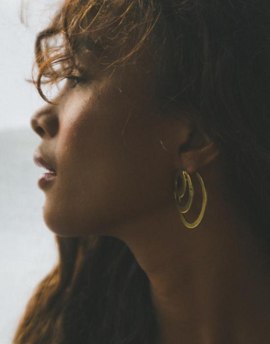  Sesotunawa 이어링 세소투나와 멀티 후피  브라스 - OTHER BRANDS