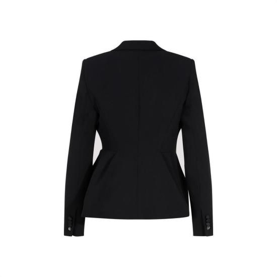  막스마라 수트 자켓 막스 마라 버튼 여밈 긴팔 블레이저 블랙 - MAX MARA