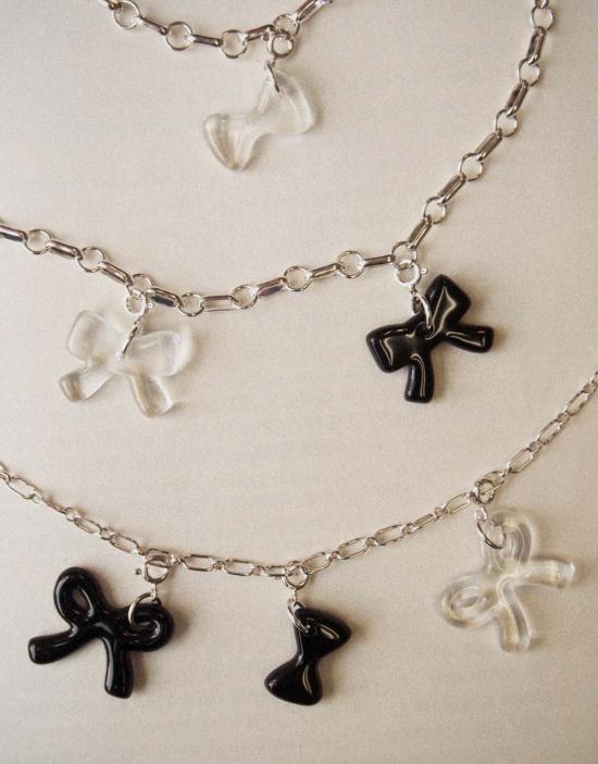  Cled 바디 주얼리 클레드 보우 C 아이콘 참 클리어 에어/블랙 바살트 - OTHER BRANDS