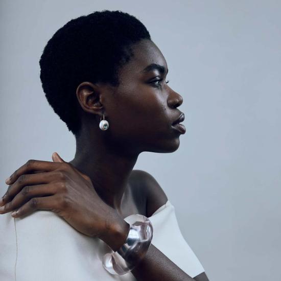  리지 포르투나토 팔찌 아크 커프  라일락 - LIZZIE FORTUNATO