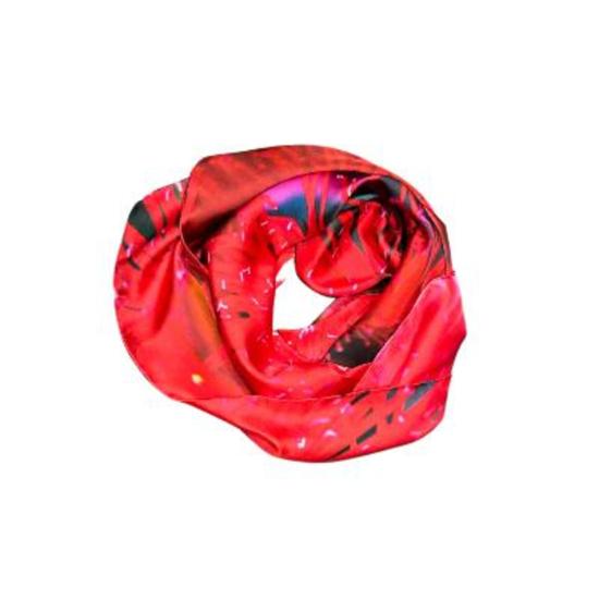  린제이 니콜라스 뉴욕 머플러/스카프 린지 니콜라스 뉴욕 멜버른 스칼렛 버스트 실크 스카프 - LINDSAY NICHOLAS NEW YORK