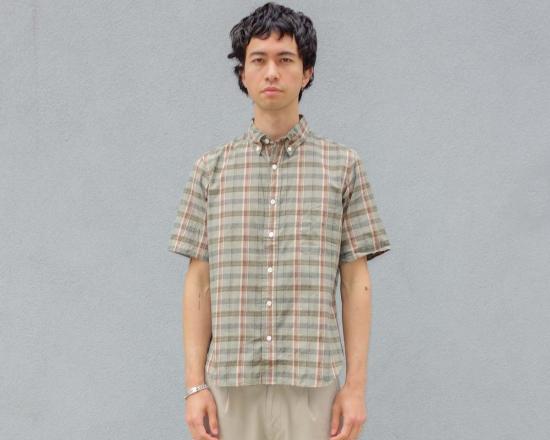  Steven Alan 반팔 셔츠 스티븐 앨런 컬리지 반팔