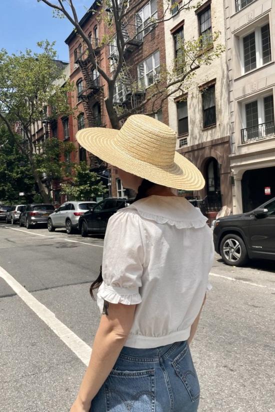  Cloak and Dagger NYC 모자 클록 앤 대거 NYC 스트로 햇 - OTHER BRANDS