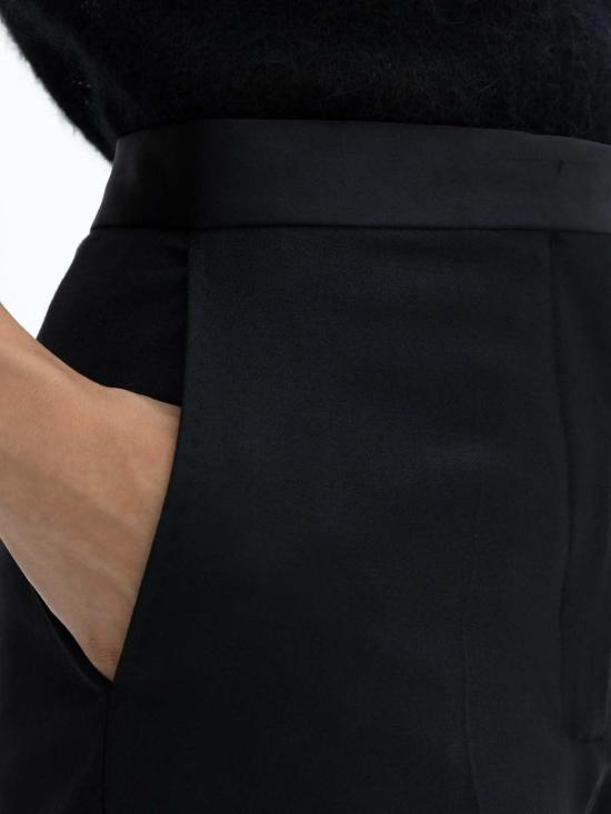  House of Dagmar 스트레이트 팬츠 하우스 오브 다그마 턱시도 팬츠 블랙 - OTHER BRANDS