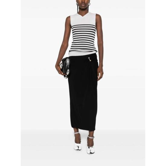  장 폴 고티에 롱 스커트 블랙 - JEAN PAUL GAULTIER