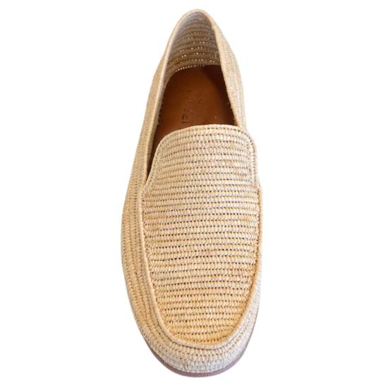  프라우드 메리 풋웨어 로퍼 남성용 라피아  내추럴 - PROUD MARY FOOTWEAR