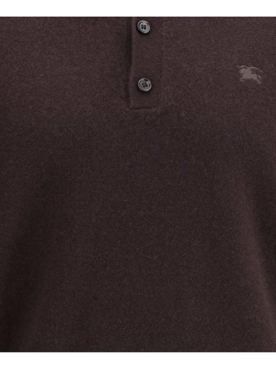  버버리 스웨터 캐시미어 긴팔 폴로 - BURBERRY