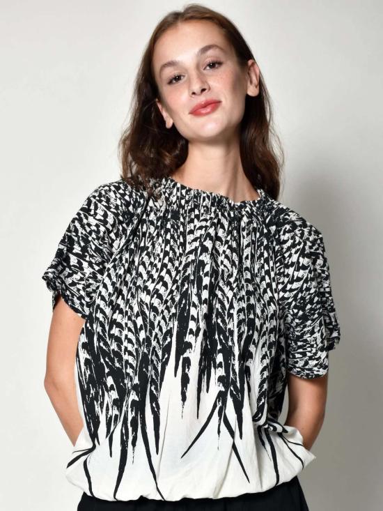  우지 뉴욕 블라우스 우지 닉스 니나 탑