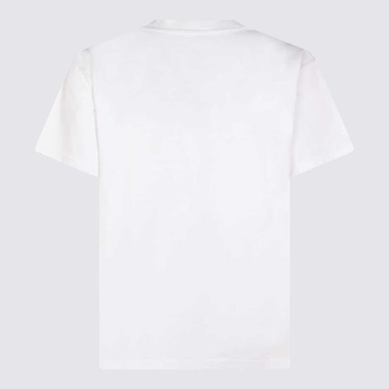  비비안웨스트우드 반팔 티셔츠 비비안 웨스트우드 코튼 티셔츠 화이트 - VIVIENNE WESTWOOD