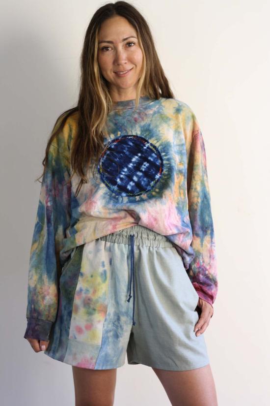  Myrtle x Parry Dodge 숏팬츠 머틀 X 패리 닷지 루 쇼츠 핸드다이드 린넨 1