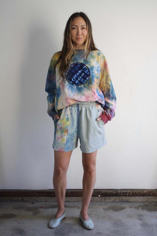  Myrtle x Parry Dodge 숏팬츠 머틀 X 패리 닷지 루 쇼츠 핸드다이드 린넨 1 - OTHER BRANDS