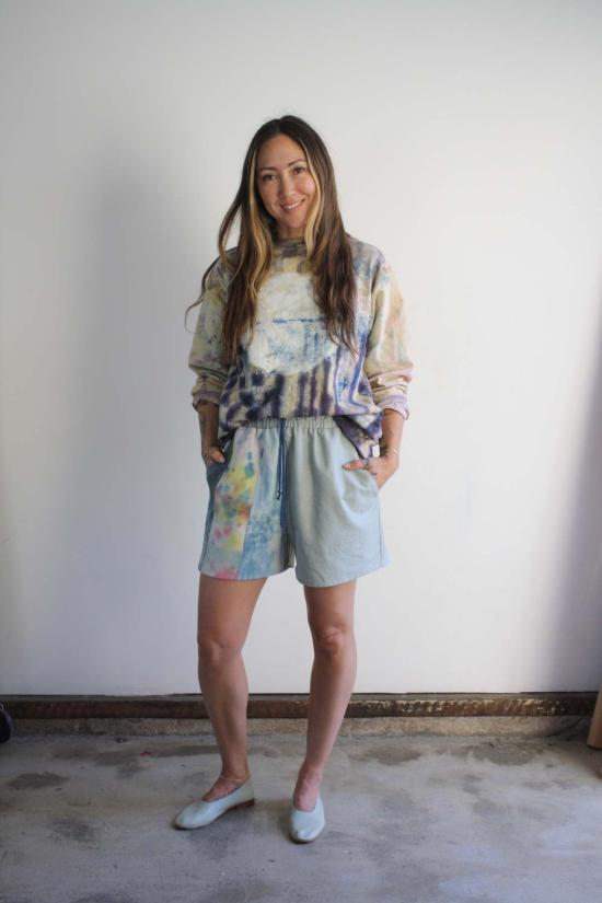  Myrtle x Parry Dodge 숏팬츠 머틀 X 패리 닷지 루 쇼츠 핸드다이드 린넨 1 - OTHER BRANDS