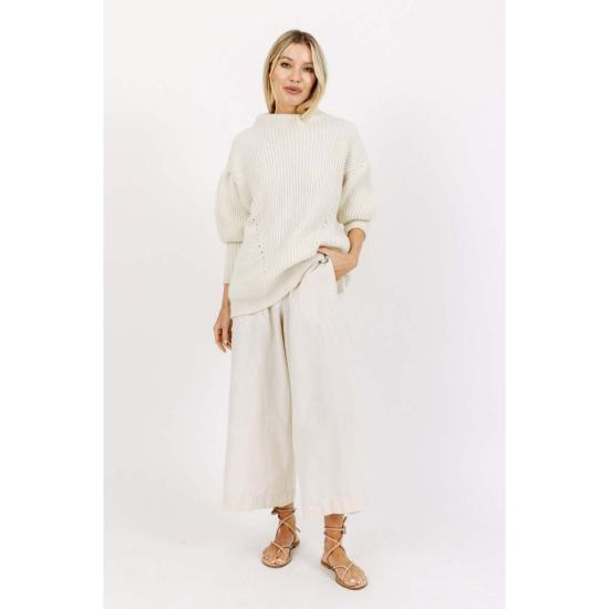  머스 스트레이트 팬츠 미르스 팬츠 팬츠 오트밀 - MIRTH