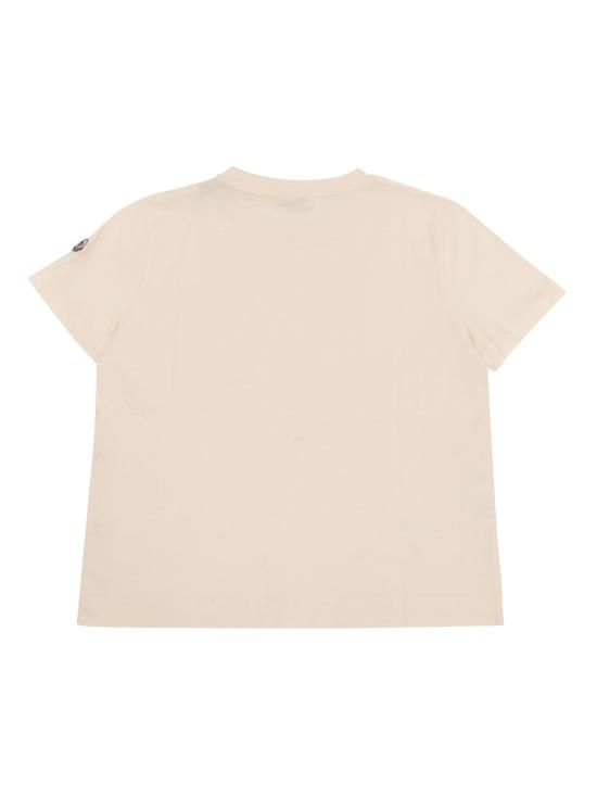  [키즈] 몽클레어 트레이닝 상의 아동용 반팔 티셔츠 화이트 - MONCLER