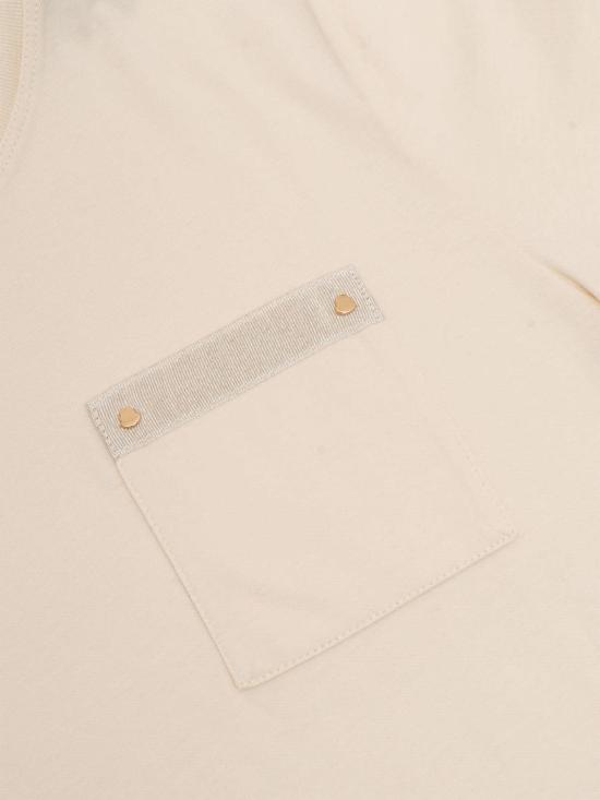  [키즈] 몽클레어 트레이닝 상의 아동용 반팔 티셔츠 화이트 - MONCLER