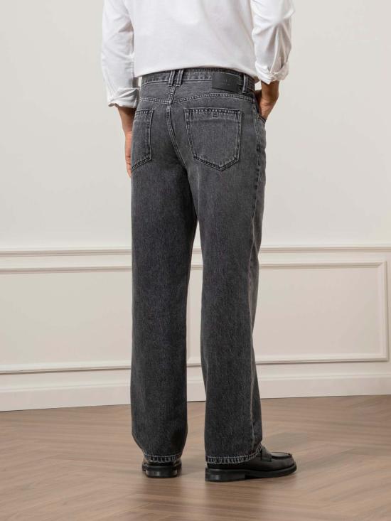  O.N.S 데님 팬츠 프랭클린 스트레이트 레그 진 다크 그레이 - O.N.S