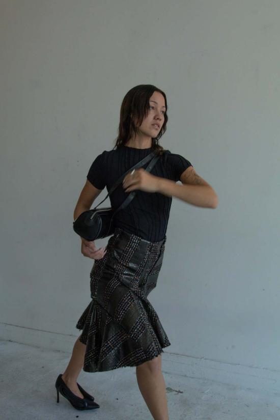  Talia Byre 숏 스커트 탈리아 바이르 플레임 미니 스커트