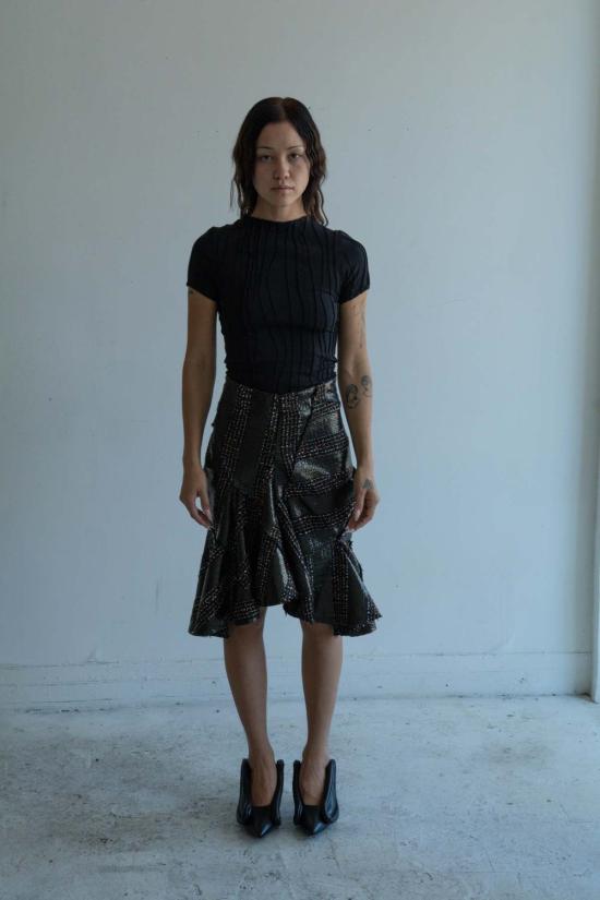  Talia Byre 숏 스커트 탈리아 바이르 플레임 미니 스커트 - OTHER BRANDS