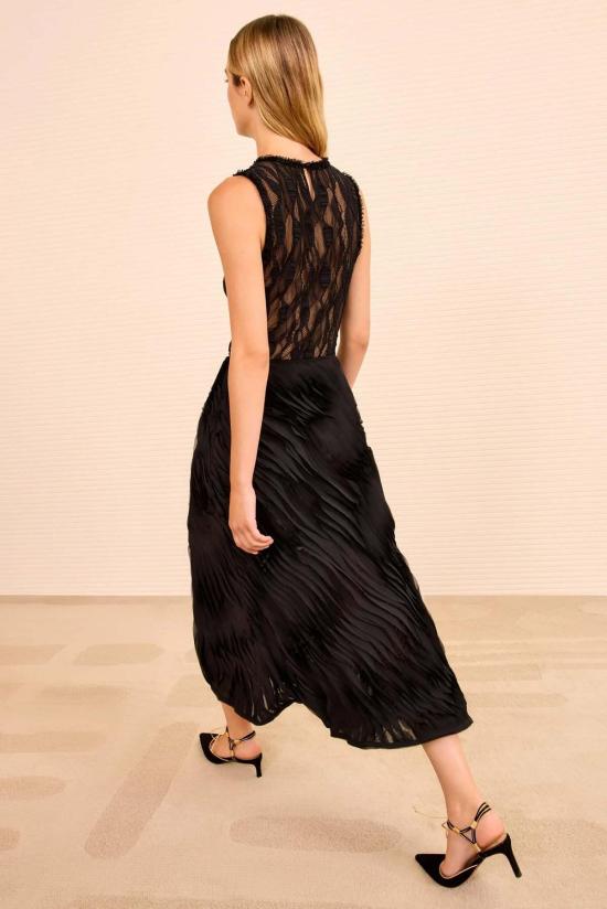  울라 존슨 미디 스커트 Ulla Johnson Amiko  느와르 - ULLA JOHNSON