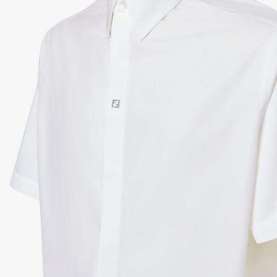 26SS 펜디 긴팔 셔츠 FS0795AVDL F0QA0 BIANCO - FENDI