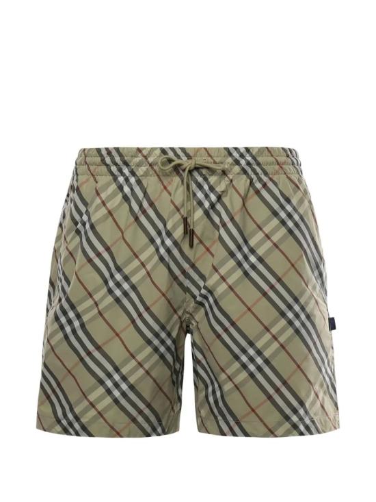 26SS 버버리 체크 스윔팬츠 8121537 C4053 GLADEGREEN