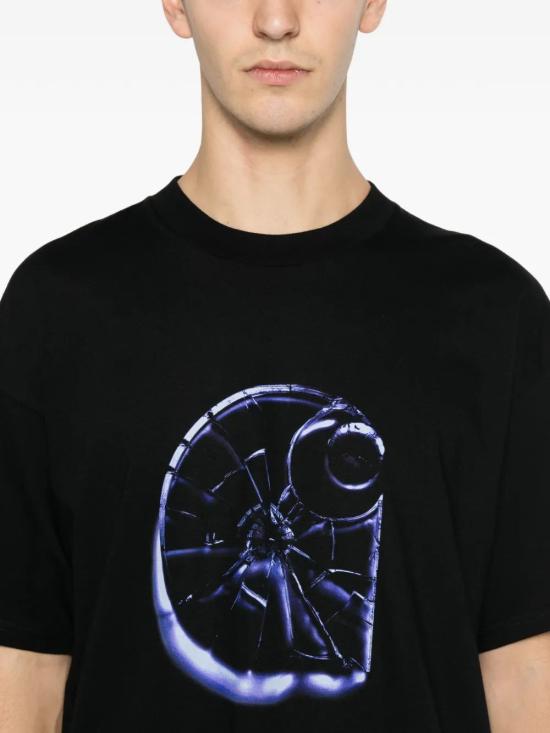 26SS 칼하트 WIP 숏슬리브 쉐터드 티셔츠 I036016 89XX BLACK - CARHARTT WIP