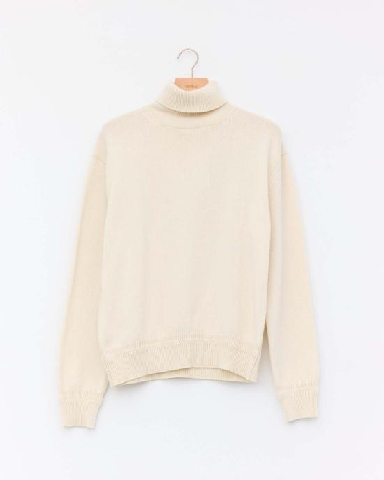  Museum Garments 터틀넥 뮤지엄 가먼츠 재활용 캐시미어 박시 점퍼