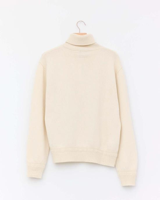  뮤지엄 가먼츠 터틀넥 재활용 캐시미어 박시 점퍼 - MUSEUM GARMENTS
