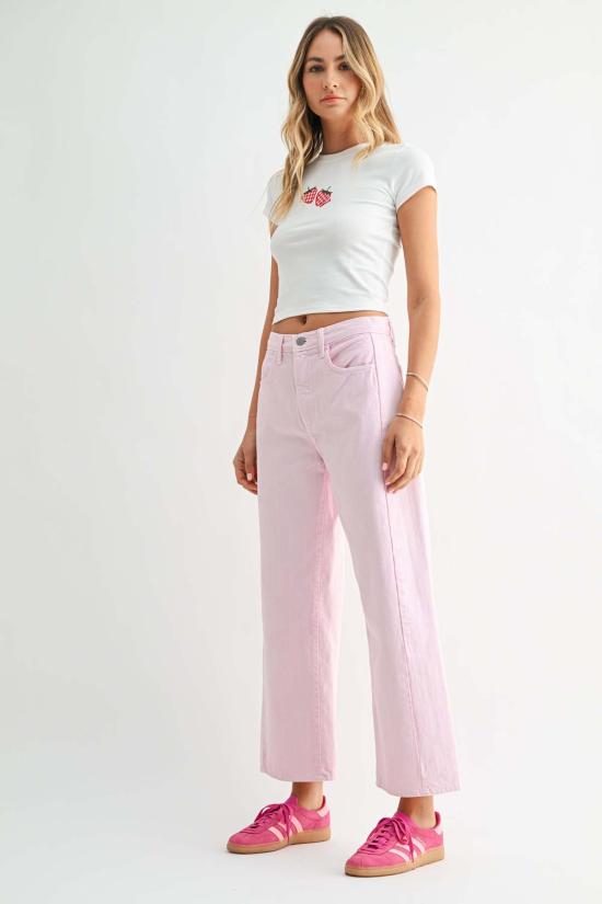  저스트 블랙 데님 데님 팬츠 배럴 트위스트 진 미디엄 데님 - JUST BLACK DENIM